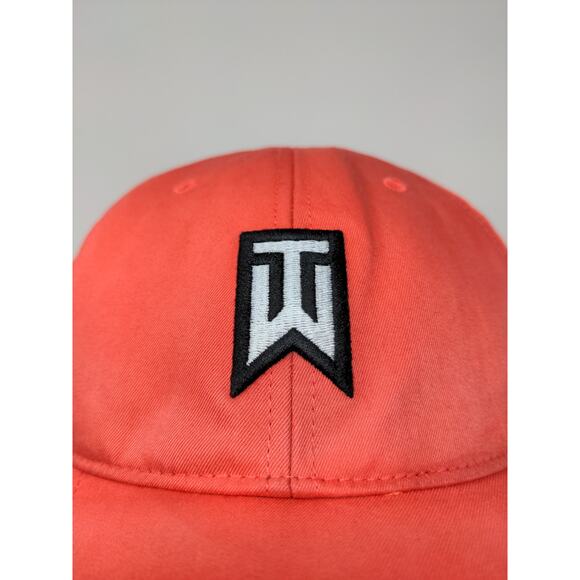 Nike Golf RZN Vapor Tiger Woods Strapback Hat Pink Red Embroidered SEE DESC - Picture 4 of 13